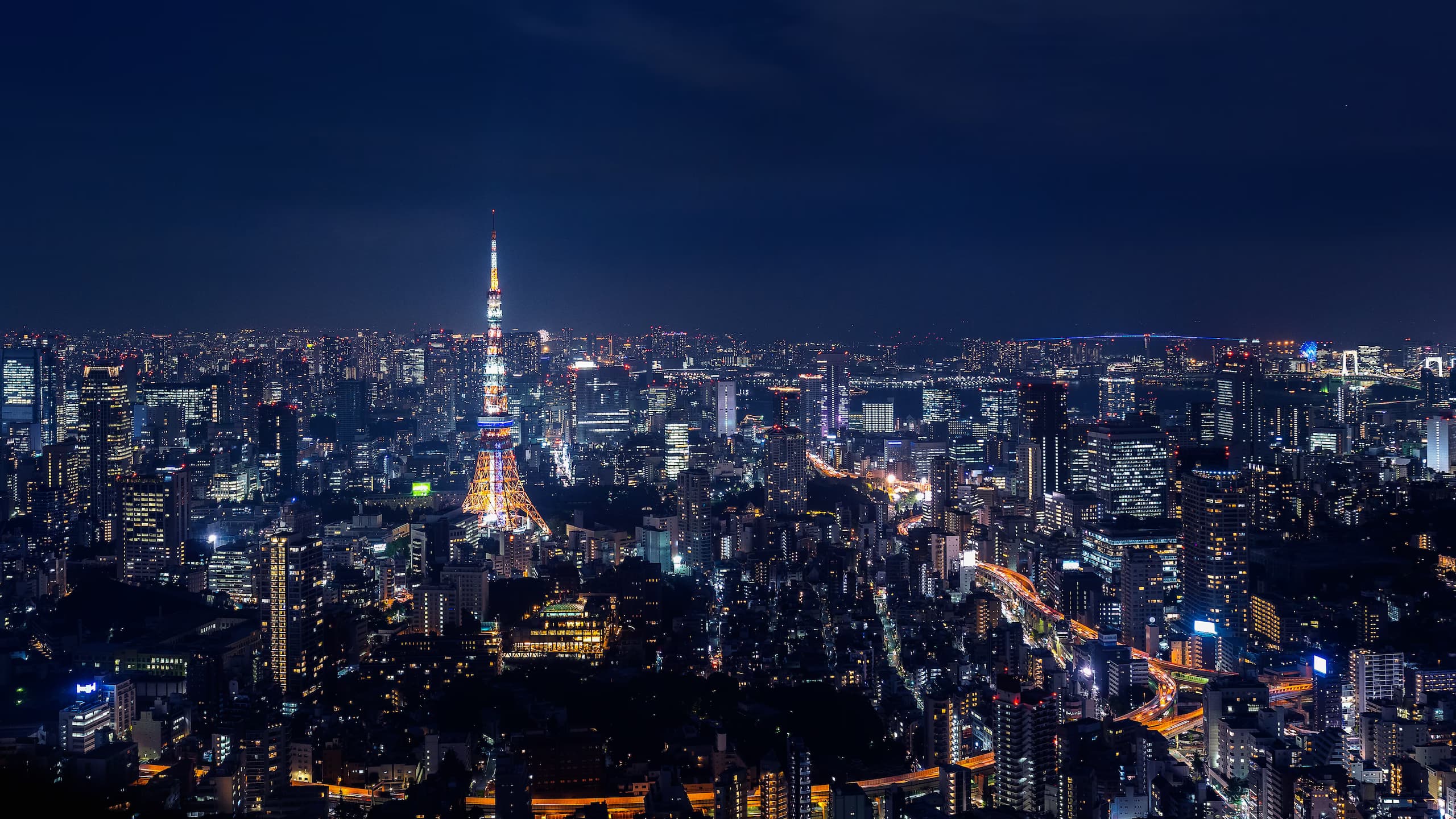 Tokyo City Scape Night Japan